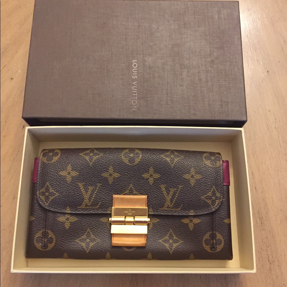 Louis Vuitton Quetsche and Monogram Elysee In Wallet